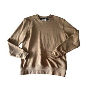 Men's Denim & Flower Ricky Singh beige long sleeve sweatshirt top Medium